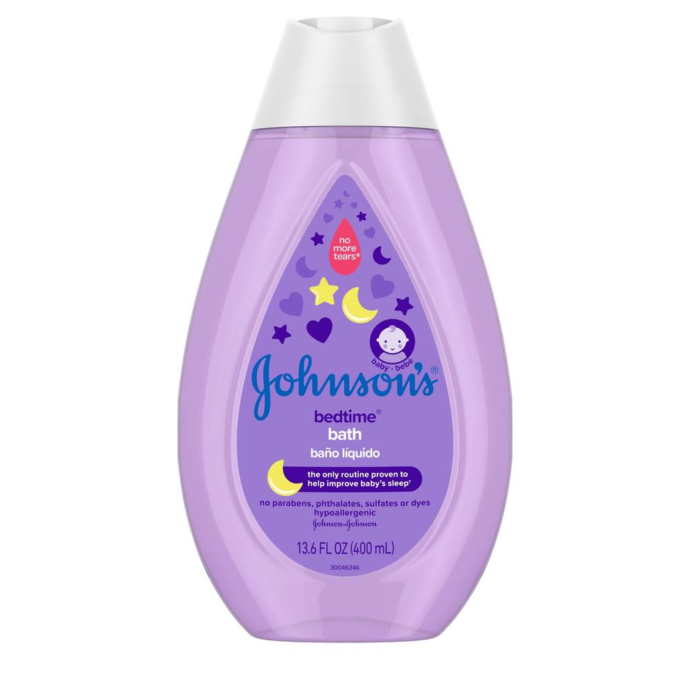 Johnson'S Tear-Free Bedtime Baby Bath, Soothing Aromas, 13.6 Fl. Oz