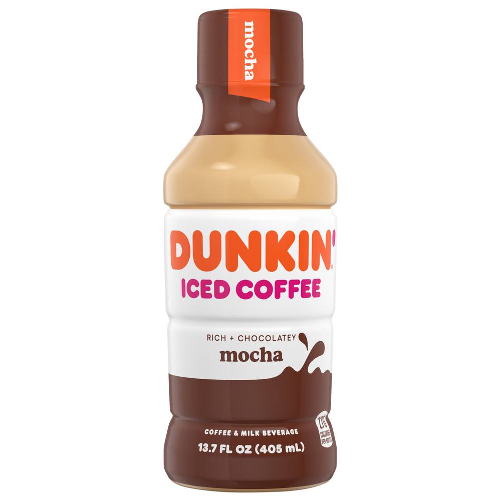 Dunkin' Mocha Rich Chocolatey Iced Coffee (13.7 fl oz)