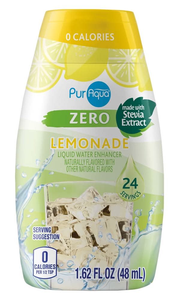 PurAqua All Natural Zero Liquid Water Enhancer, Lemonade (1.62 fl oz)
