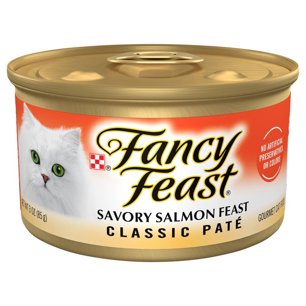 Purina Fancy Feast Classic Paté Cat Food (savory salmon)