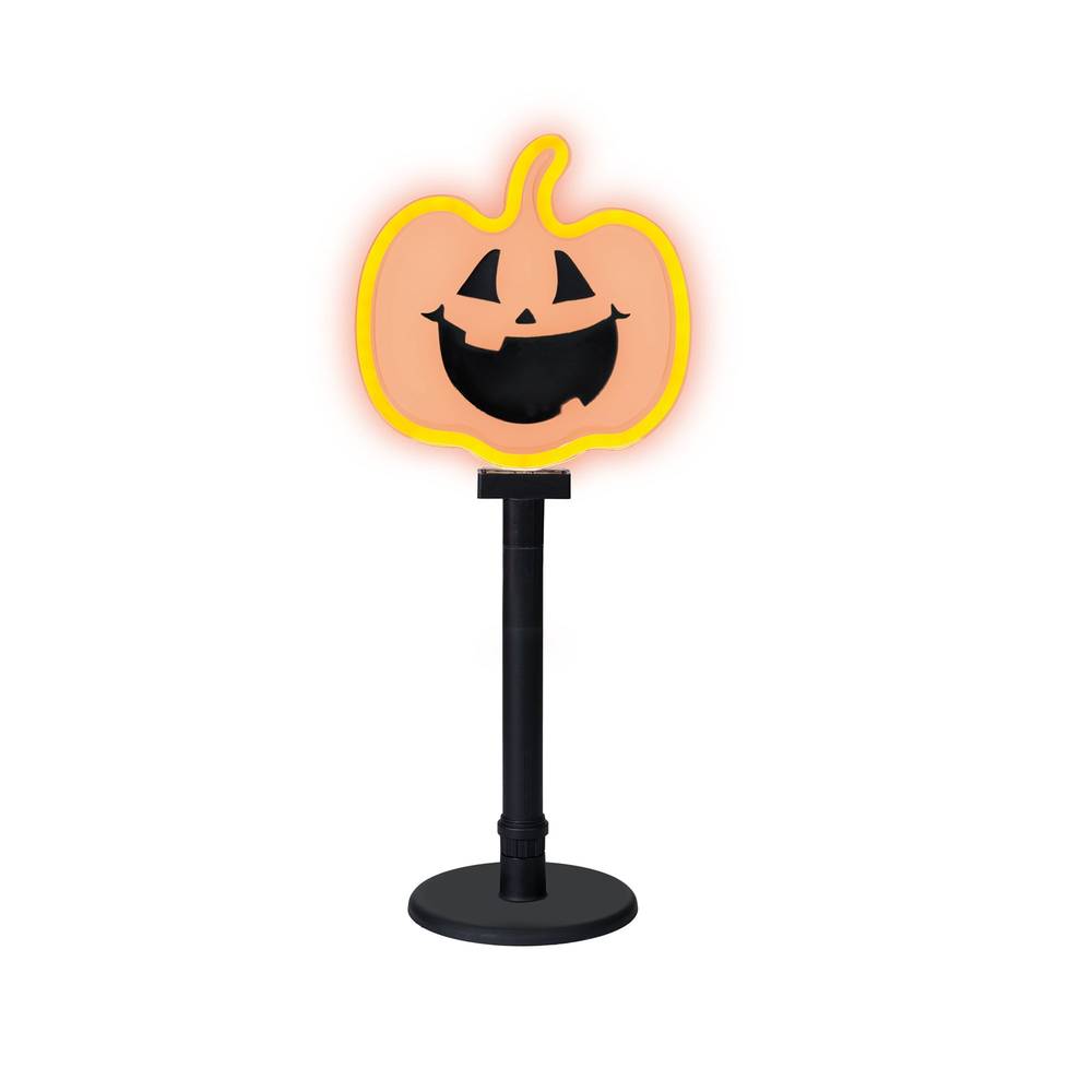 Haunted Living LED Multi-Color Neon Pumpkin Halloween Light | ES65-803LA