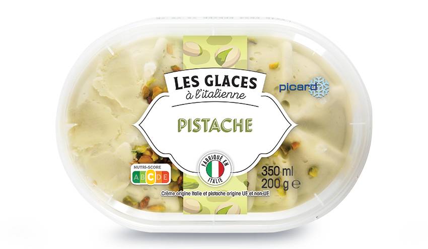 Crème glacée pistache à l'italienne