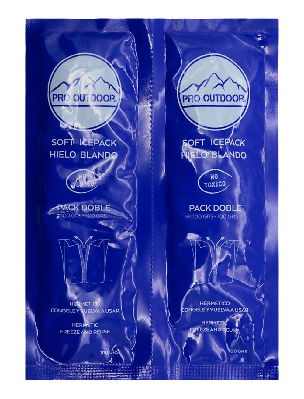 Ice pack blando 100 gr 2 unidades Pro Outdoor
