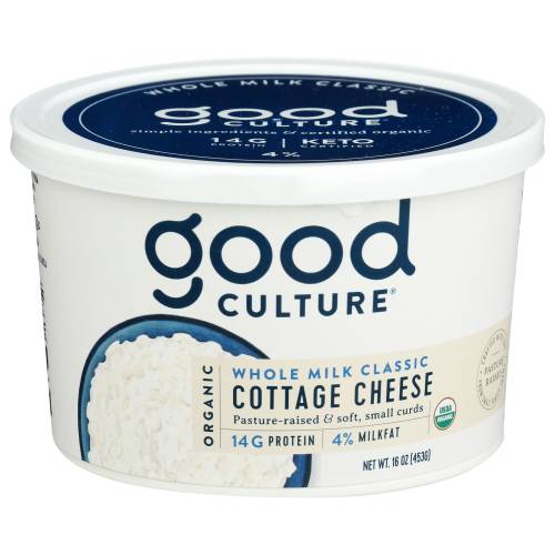 Good Culture Organic Whole Milk Cottage Cheese