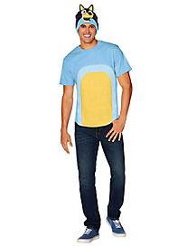 Adult Bandit Costume Kit - Bluey (Adult Medium)