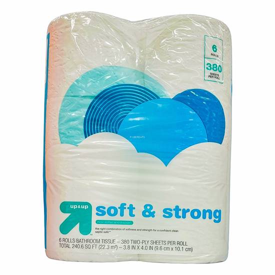 Up & Up Soft & Strong Bathroom Tissue (3.8 x 4.0 in)
