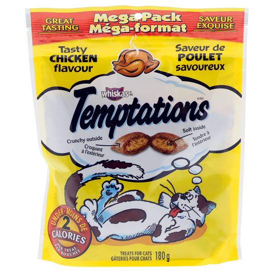 Whiskas Whiskas Temptations Chicken Cat Treats (180g)