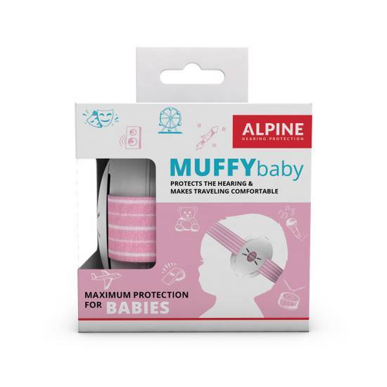 Alpine Hearing Protection Muffy Pink Baby Ear