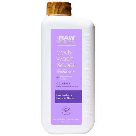 Raw Sugar Epsom Body Wash + Bath Soak - 25.0 fl oz