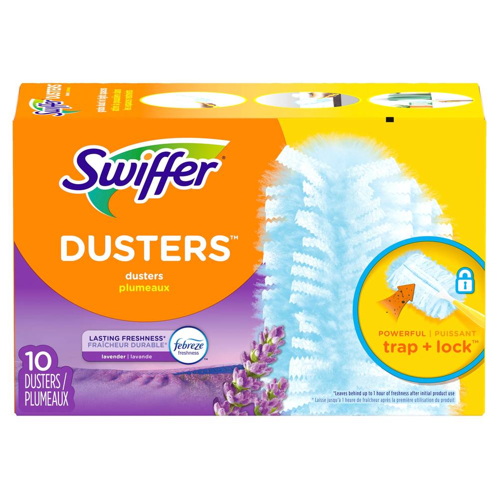 Swiffer Dusters Multi-Surface Refills, With Febreze Lavender Scent, 10 Count