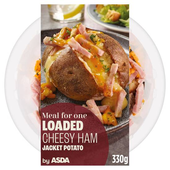 Asda Meal for One Loaded Cheesy Ham Jacket Potato 330g