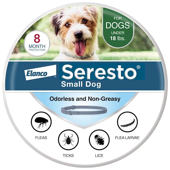 Seresto Vet-Recommended Flea & Tick Prevention Collar for Small Dogs Under 18 lbs., Count of 1