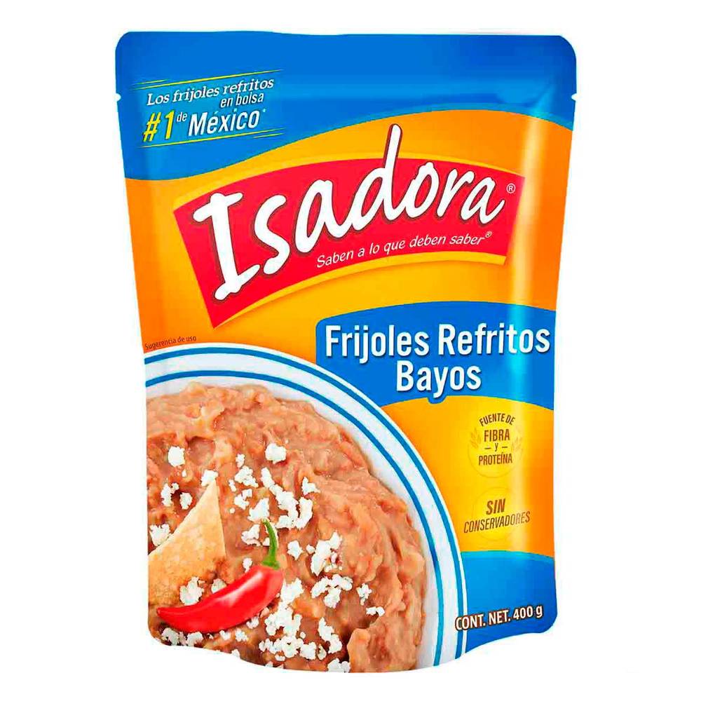 Isadora frijoles refritos bayos