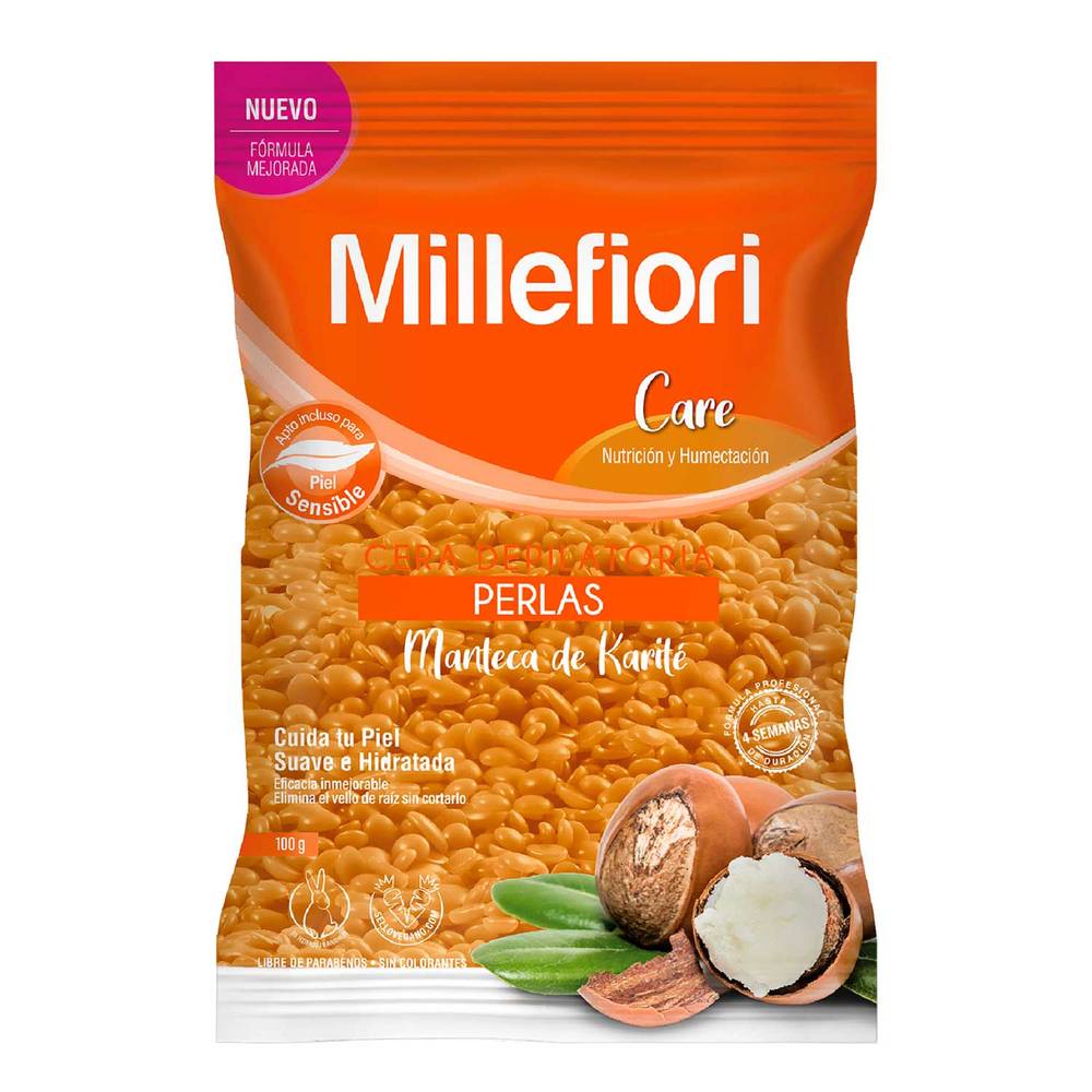 Millefiori cera depilatoria en perlas piel normal (bolsa 100 g)