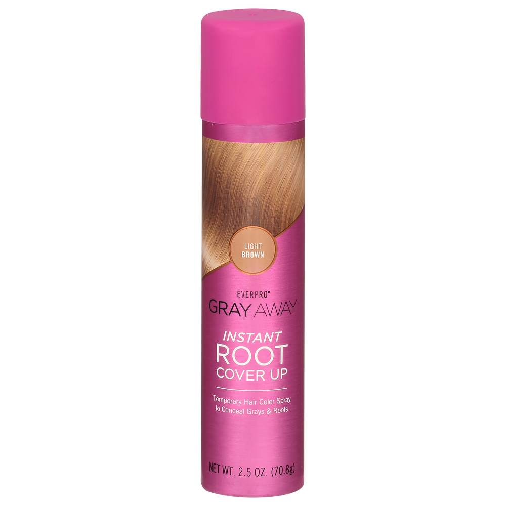 Everpro Gray Away Instant Root Cover Up Light Brown (2.5 oz)