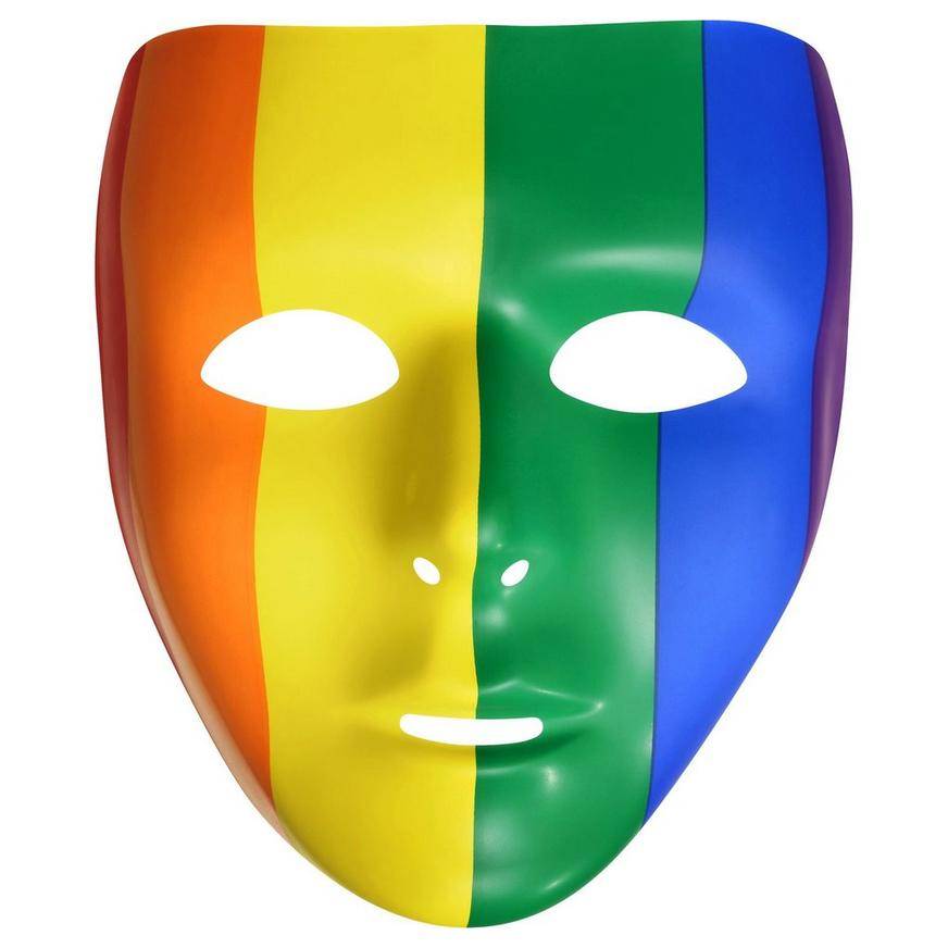 Rainbow Face Mask