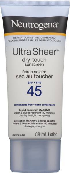 Neutrogena Ultra Sheer Dry Soap Fps 45 (88 ml)