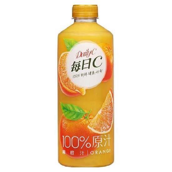 味全每日C100%柳橙汁1300ml