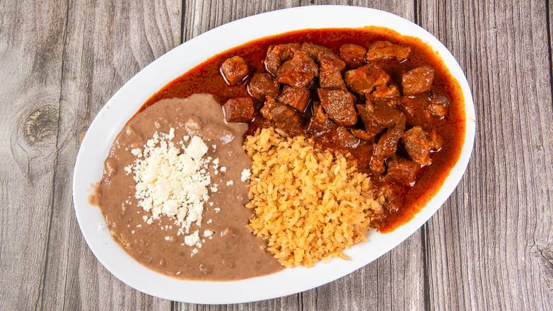 Cerdo Con Chile Rojo / Pork in Red Chili