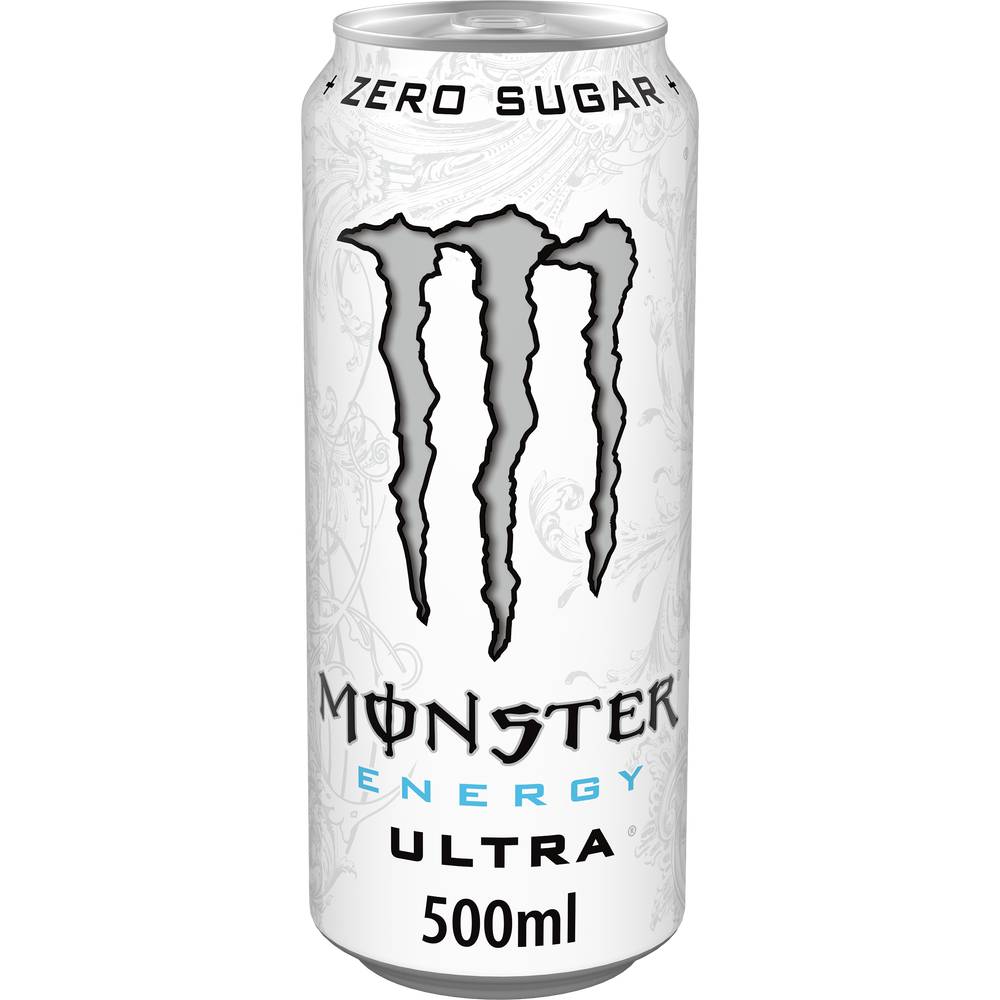 Monster Energy - Boisson énergisante gazeuse sans sucre (500 ml)