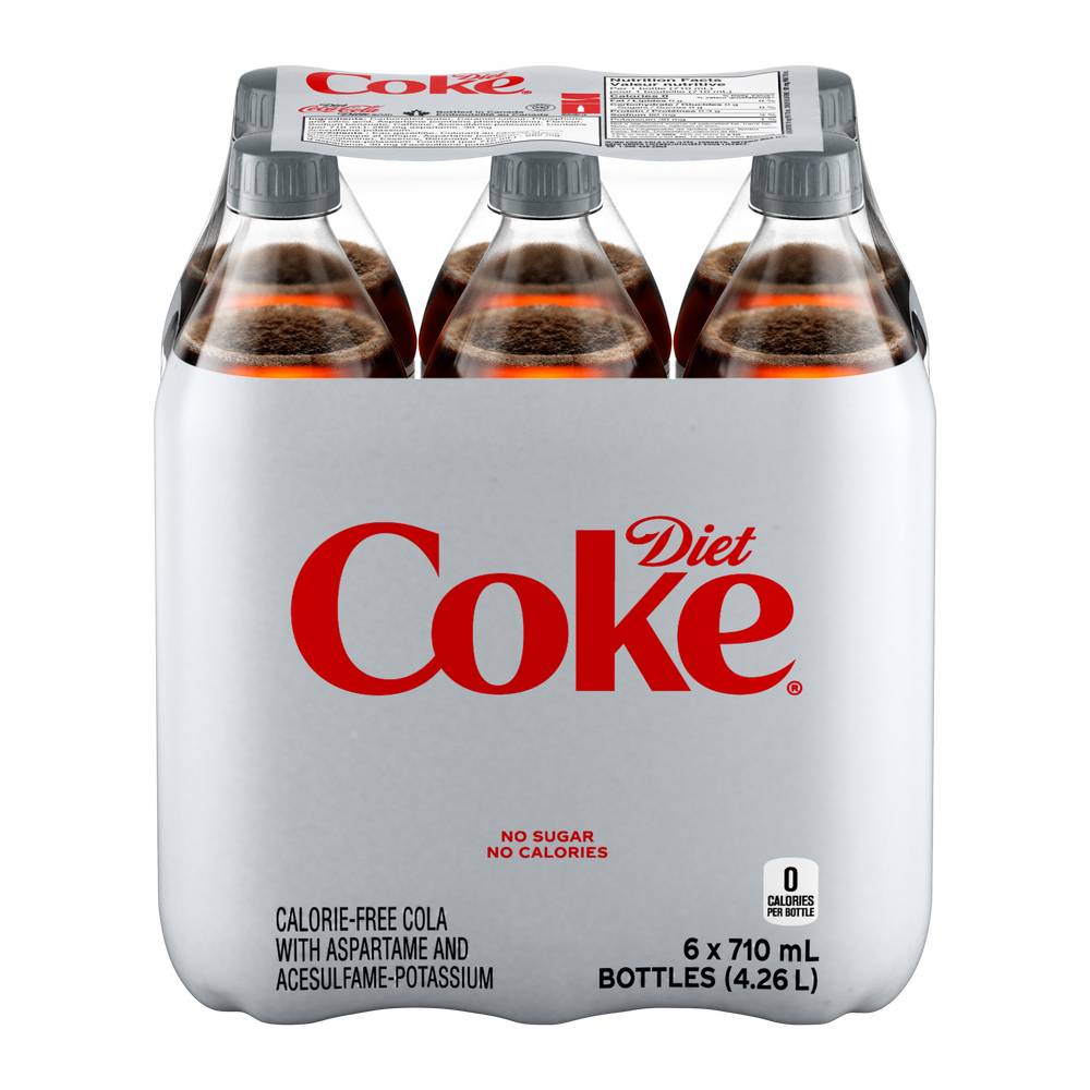 Diet Coke Soft Drink (6 x 710 ml)