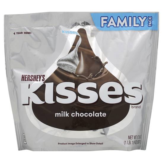 Hershey's Kisses Milk Chocolate Candy Family pack