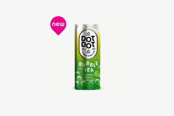 Sparkling Matcha Lemonade Bubble Tea