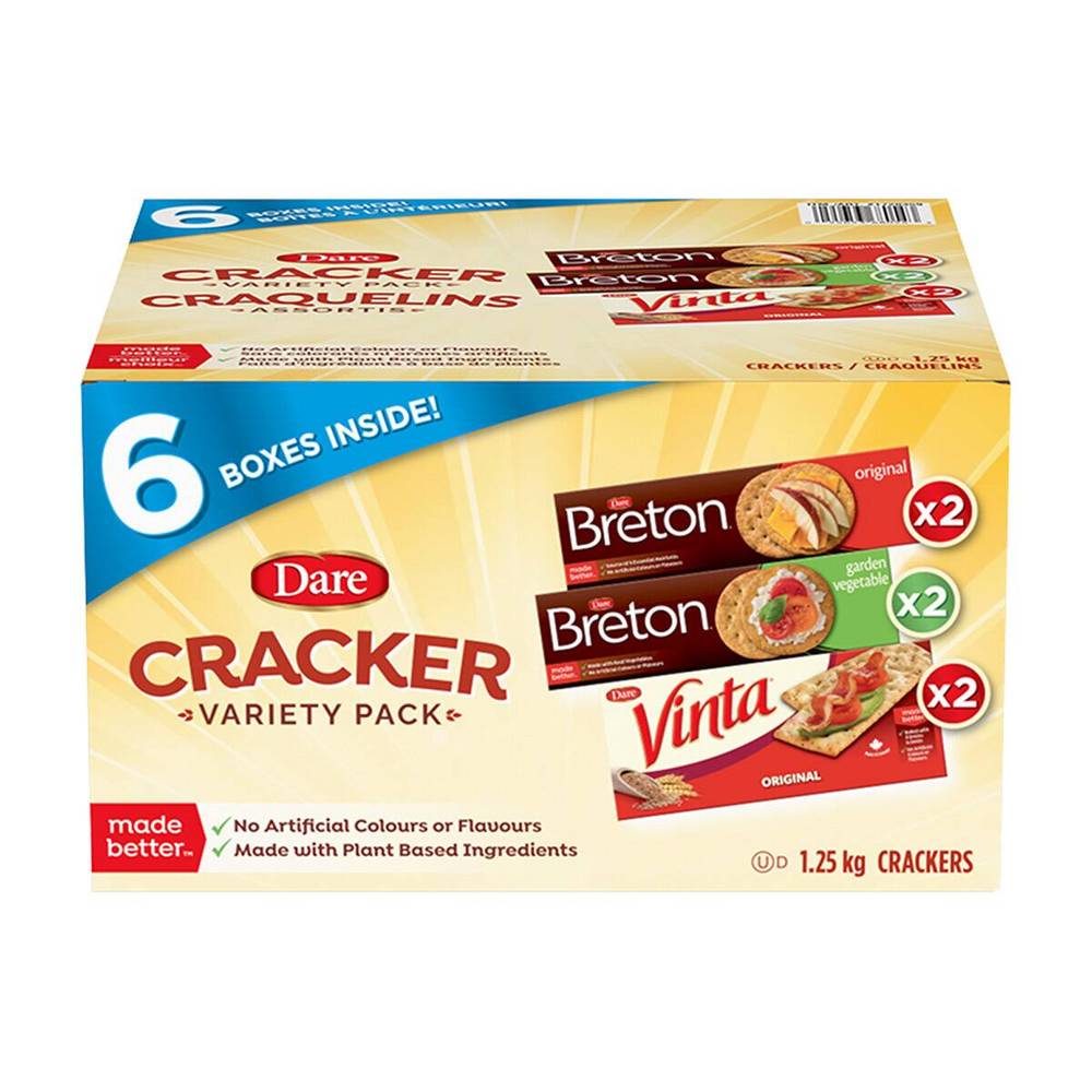 Dare Craquelins assortis (1.25 kg) - Assorted crackers (1.25 kg)