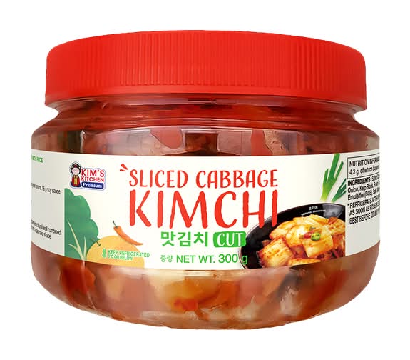 Kim’s Kitchen Premium Sliced Cabbage Kimchi (300g)