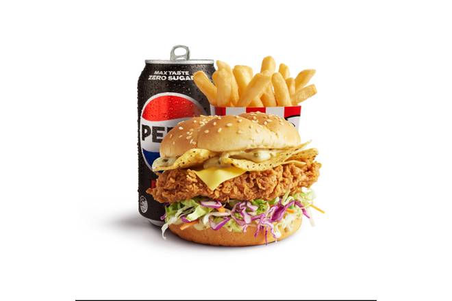 Zinger® Crunch Burger™ Combo