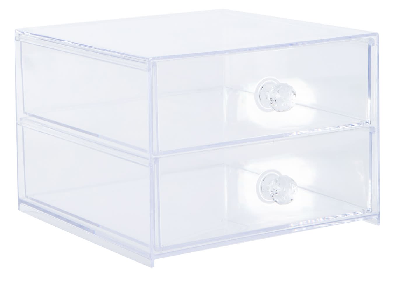 Clear Acrylic Cosmetic Storage Drawers 6.50in x 4.64in