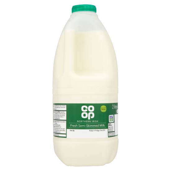 Co-Op Fresh Irish Semi-Skimmed Milk 2ltr
