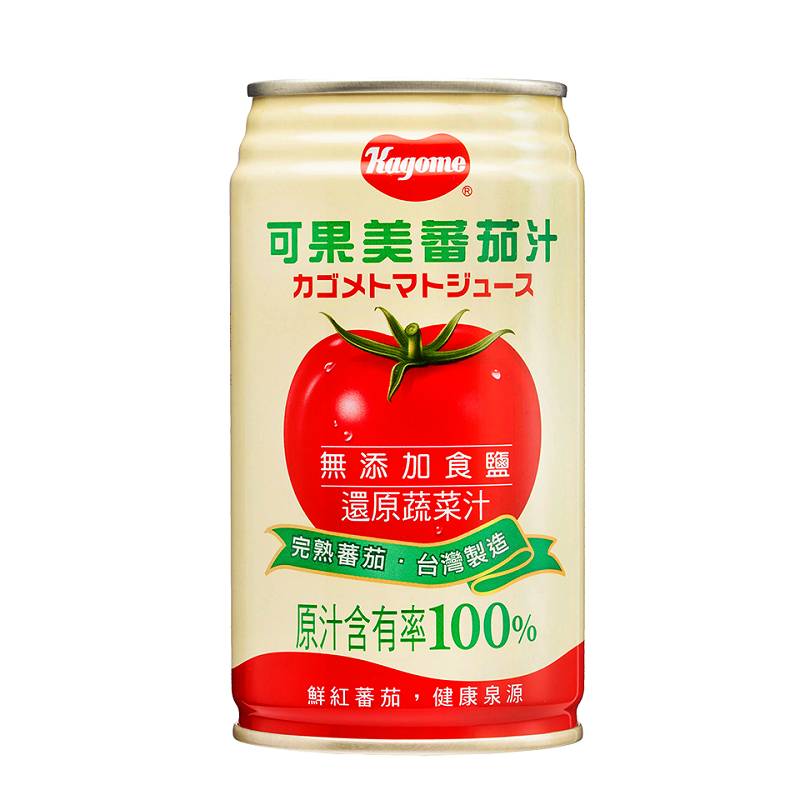 可果美蕃茄汁(無添加食鹽)340ml <340ml毫升 x 1 x 4Can罐> @10#4710134024396