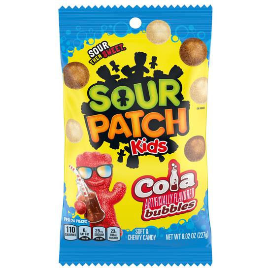 Sour Patch Kids Cola Bubbles Flavored Soft & Chewy Candy