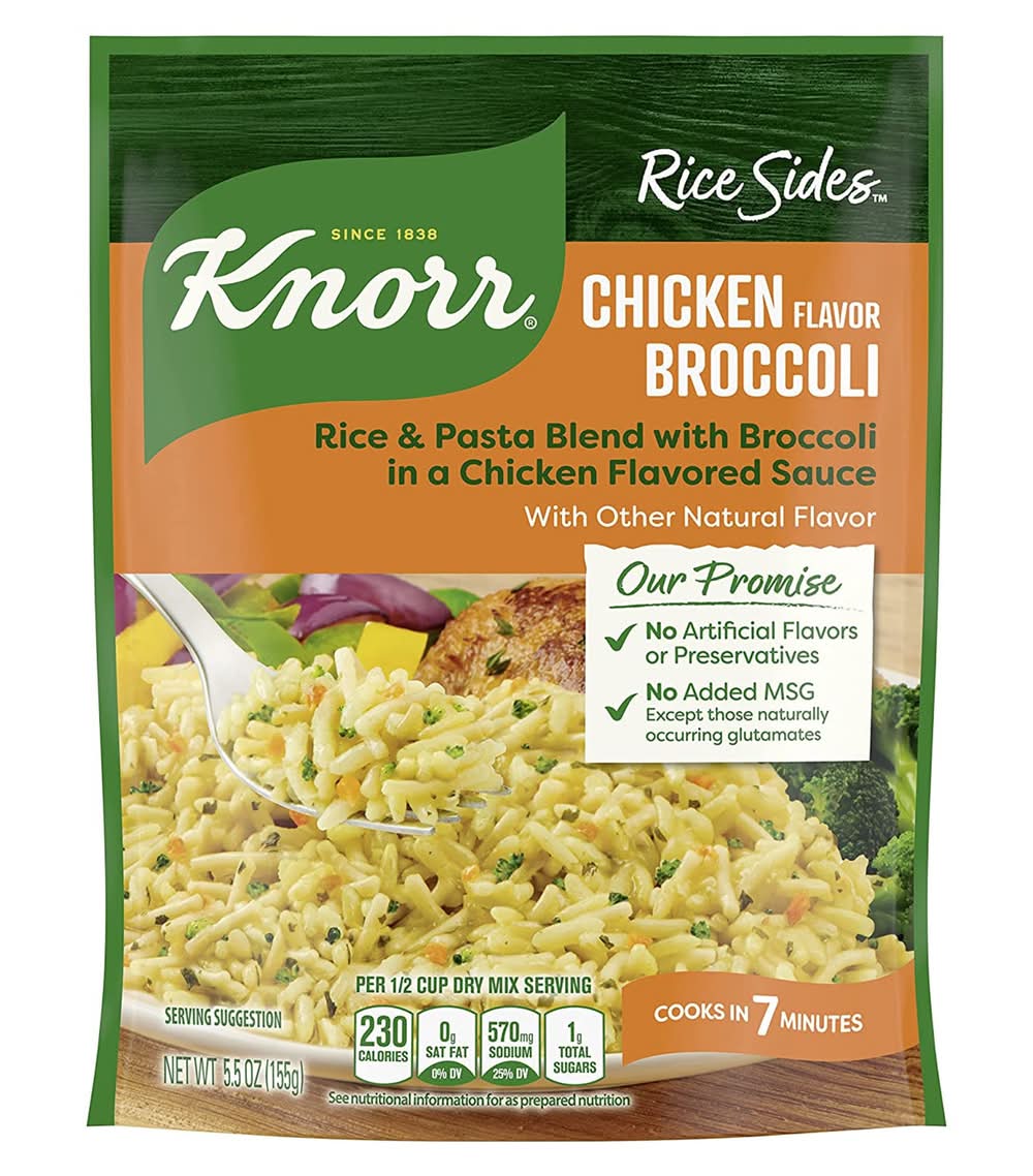 Knorr Rice Sides Chicken Flavor Broccoli Rice & Pasta Blend (5.5 oz)