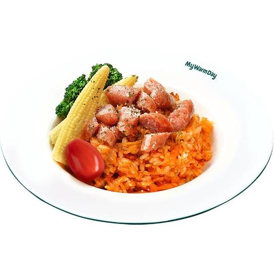 茄汁德腸燉飯Bratwurst with Tomato Sauce Stewed Rice