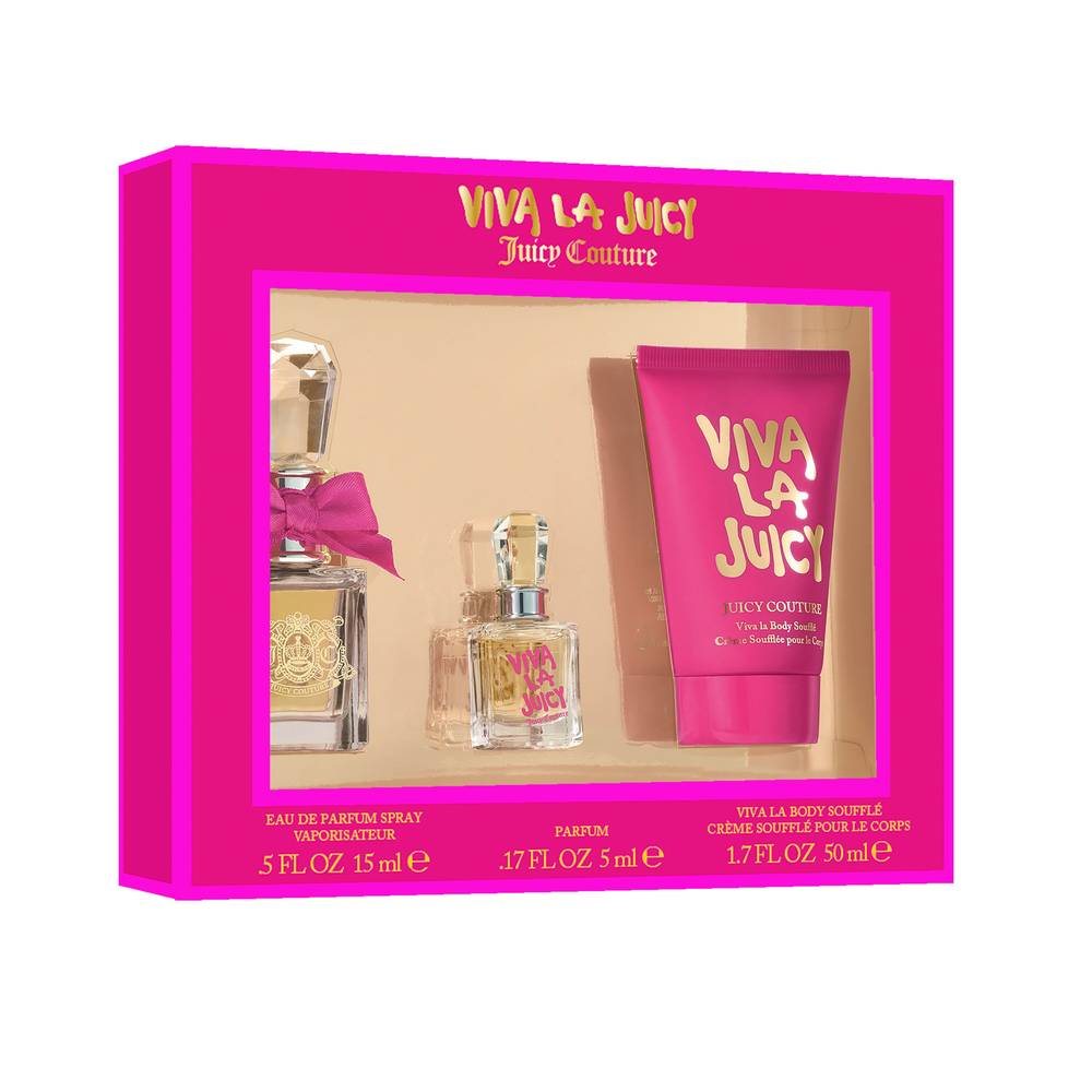 Juicy Couture Viva La Juicy For Women Fragrance 3 Piece Gift Set