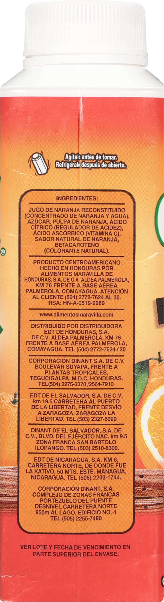 De la Granja Orange Juice (16.9 fl oz) | Postmates
