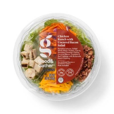 Good & Gather Chicken Ranch With Uncured Bacon Salad Bowl (5.8 oz)