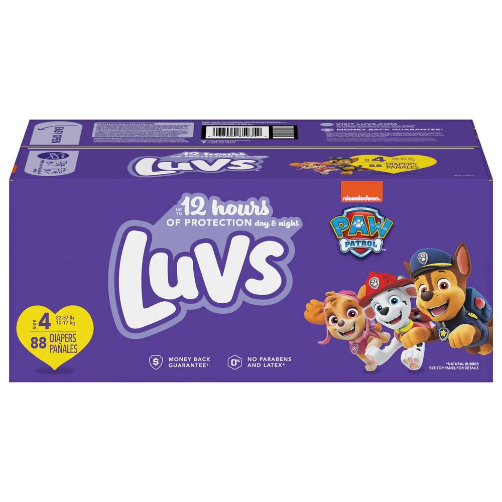 Luvs Triple Leakguards Disposable Diapers (88 ct)