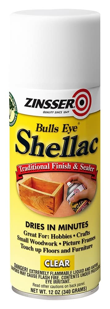 Zinsser Bulls Eye Clear Flat Alcohol-based Interior Shellac ( 12-oz )