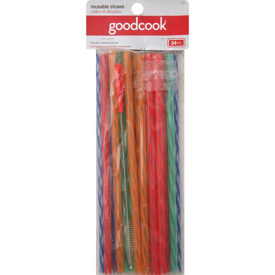 Goodcook Reusable Straws (24 ct)