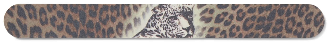 Tropical Shine Leopard Trendy Nail File, 7 in X 3/4 in, Leopard