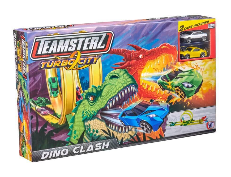 Teamsterz · Pista de choque de dinosáurios