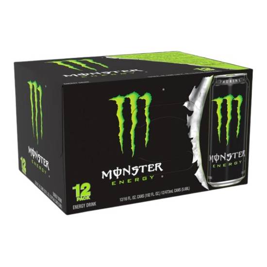 Monster Original Energy Drink (12 ct, 16 fl oz)