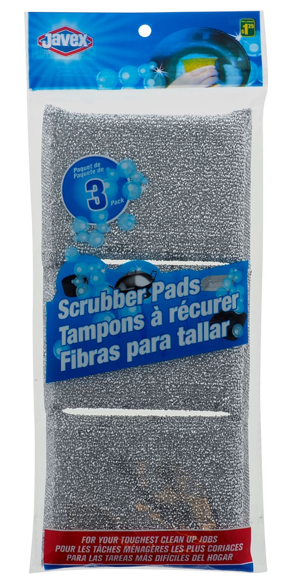 Javex Metal Scrubbing Pads (3 ct)