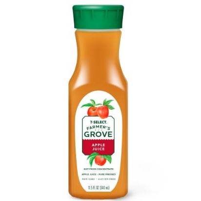 7 Select Farmers Grove Apple Juice 11.5oz