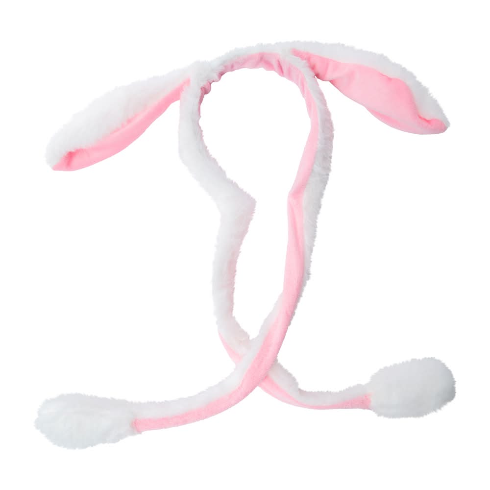 Bunny Moveable Ears Headband Pink