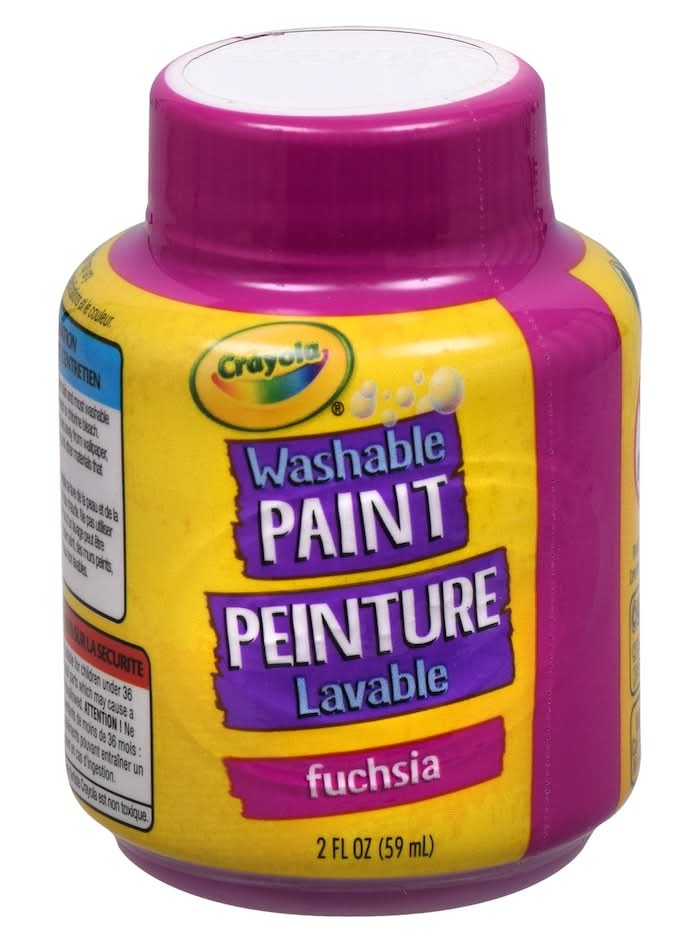 Crayola Washable Paint, Fuchsia (2 fl oz)