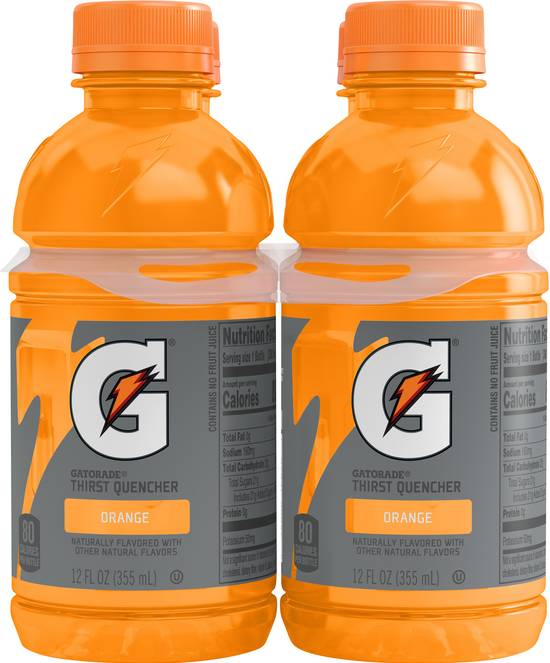 Gatorade Orange Sports Drinks (4 x 20 oz)